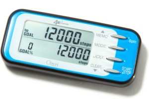 Ozeri 4x3runner Pocket 3D Pedometer and Activity Tracker with Dual Walking & Running Mode Technology