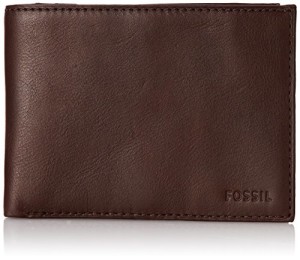 Fossil Men's Passport Wallet - Brown