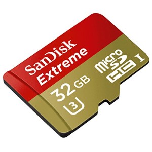 SanDisk 32GB Extreme U3 Micro SDHC up to 60MB/s Read with Adapter (SDSDQXN-032G-G46A) [Newest Version]