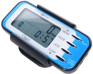Ozeri 4x3runner Pocket 3D Pedometer and Activity Tracker with Dual Walking & Running Mode Technology