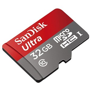 SanDisk 32GB Ultra Class 10 Micro SDHC up to 48MB/s with Adapter (SDSDQUAN-032G-G4A) [Newest Version]