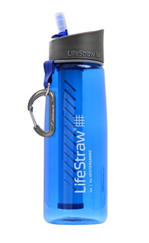 LifeStraw Go Water Bottle with Integrated 1000-Liter LifeStraw Filter