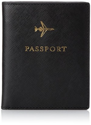 Fossil Men's Passport Case - Black