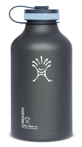Hydro Flask Insulated Stainless Steel Wide Mouth Water Bottle and Beer Growler, 64-Ounce