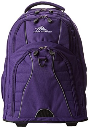 High Sierra Freewheel Wheeled Book Bag Backpack