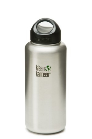 Klean Kanteen Wide Mouth Bottle with Stainless Loop Cap