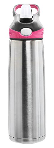 Contigo Autospout Sheffield Vacuum-Insulated Stainless Steel Water Bottle,  20-Ounce