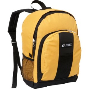 Everest Luggage Backpack with Front and Side Pockets