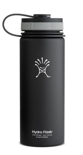 Hydro Flask Insulated Stainless Steel Water Bottle, Wide Mouth, 18-Ounce