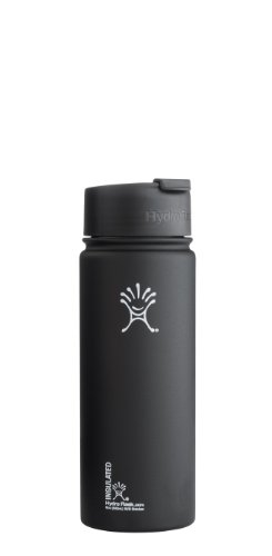 Hydro Flask Insulated Stainless Steel Water Bottle Wide Mouth with Hydro Flip Lid, 18-Ounce