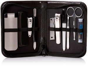 Perry Ellis Men's 10 Piece Grooming Set