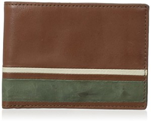 Fossil Men's Passport Wallet -Brown