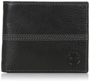 Timberland Men's Argento Quad Stitch Slimfold Wallet