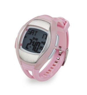 Sportline Solo 925W Women's Heart Rate Monitor + Pedometer Watch (Pink)