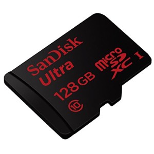 SanDisk 128GB Ultra Class 10 Micro SDXC up to 48MB/s with Adapter (SDSDQUAN-128G-G4A) [Newest Version]