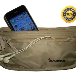 igogeer.com deluxe money belt with Rfid blocking - guarantee