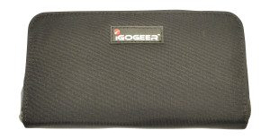 Igogeer.com - women travel clutch wallet W05 with Rfid blocking - Black