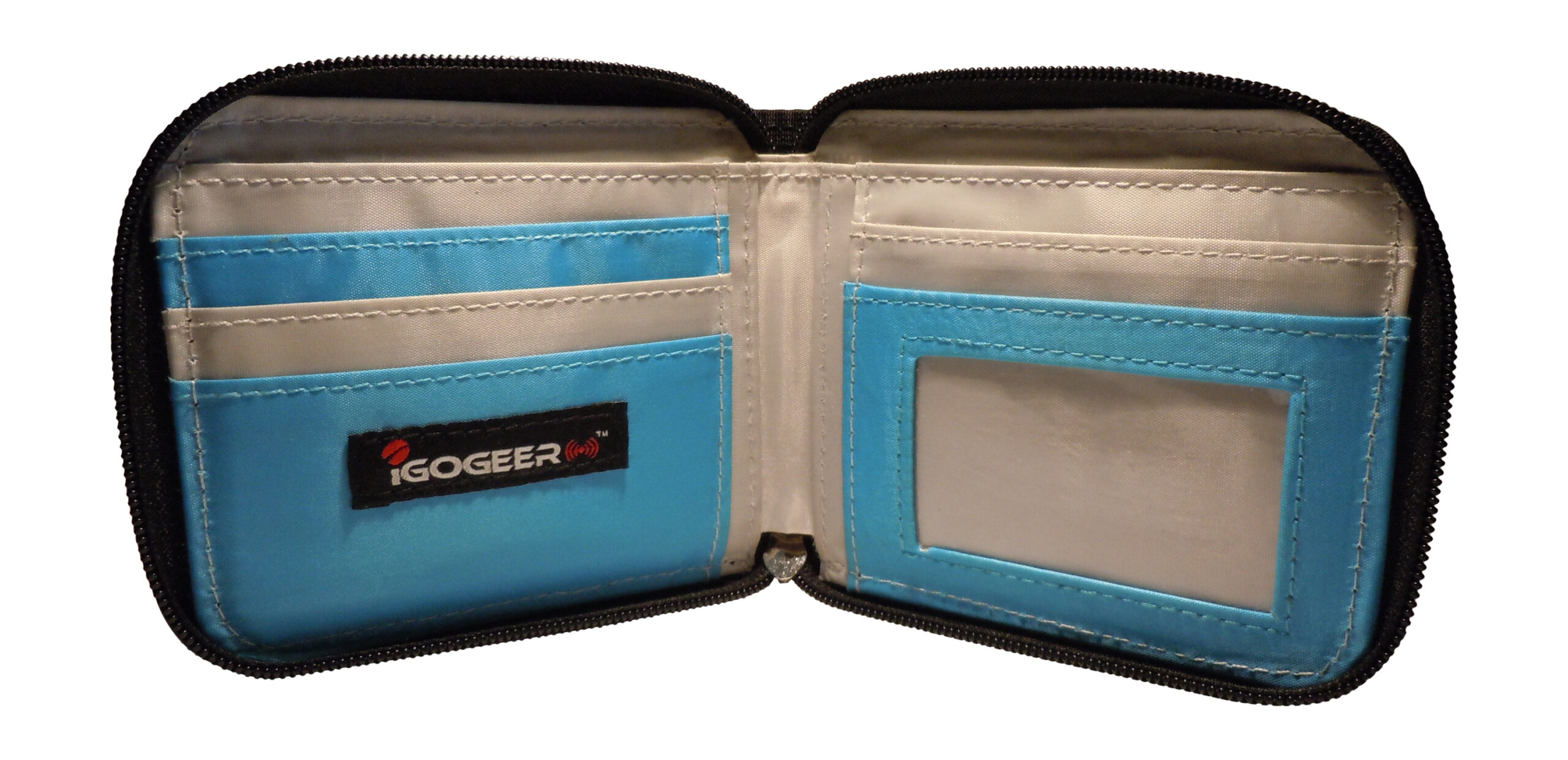 Igogeer.com - men pocket wallet M05 with Rfid blocking - internal