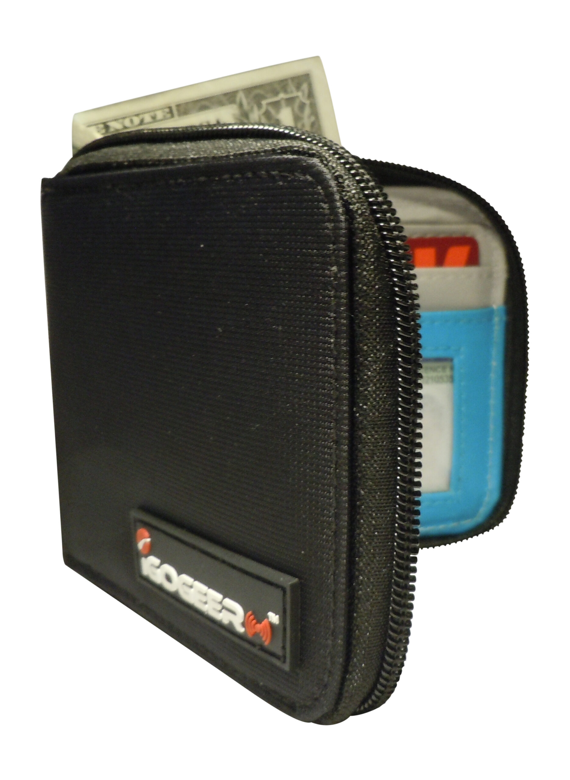 Igogeer.com - men pocket wallet M05 with Rfid blocking - front open